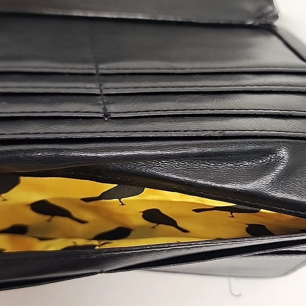 Vintage Disney Couture By Loop Black & Gold Snow White Graphic Wallet